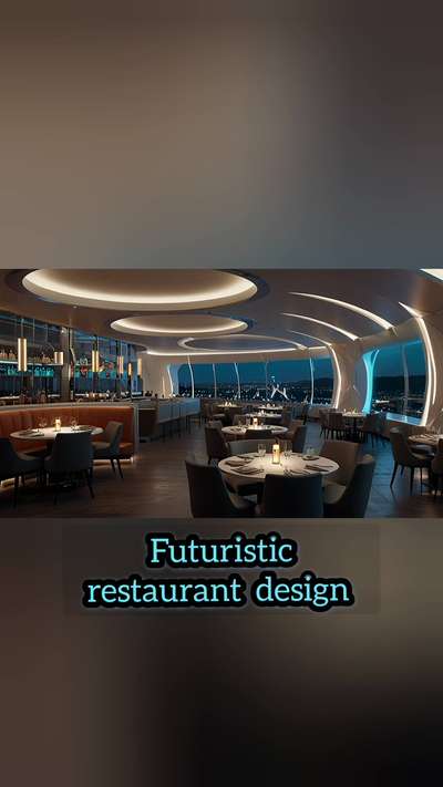 futuristic Modern restaurant design