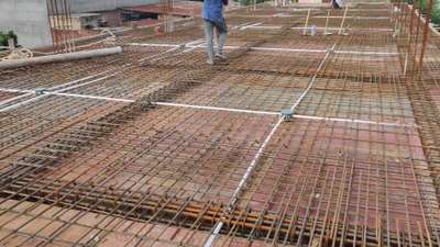 steel design  #net n clean # slab ready for casting