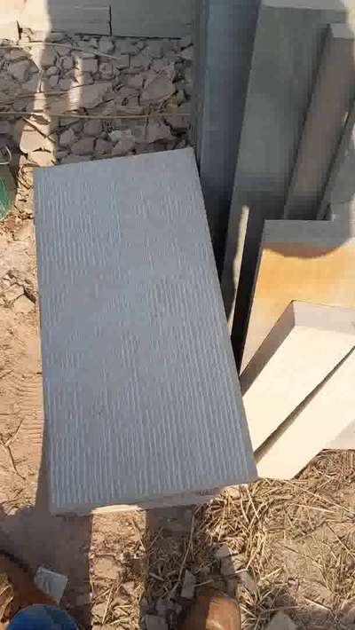 Panji by chisel in dholpur sand stone
