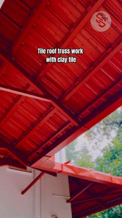 Tile roof truss work with clay tile

:

 #ClayRoofTiles #RoofingIdeas #ssindustriesandmarketing #SteelRoofing #trusswork #trussroof #TraditionalHouse #traditionalhomedecor