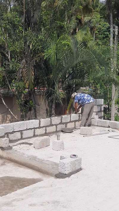 First floor masonry work started