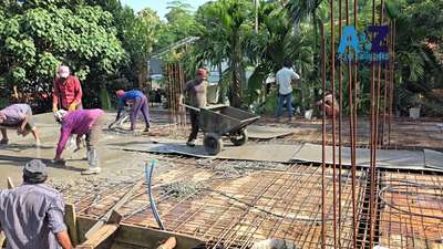 #constructionsite #concrete #keralastylehomes #keralahomestyle #trivandrumhome #trivandrumarchitects