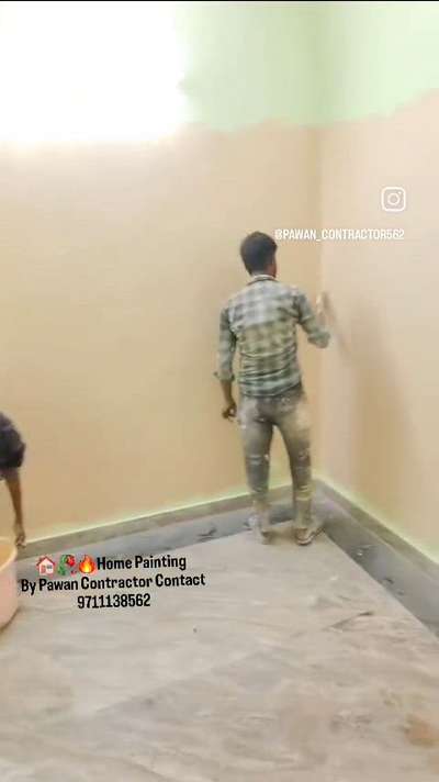 Home Painting By Pawan Contractor  #homepainting