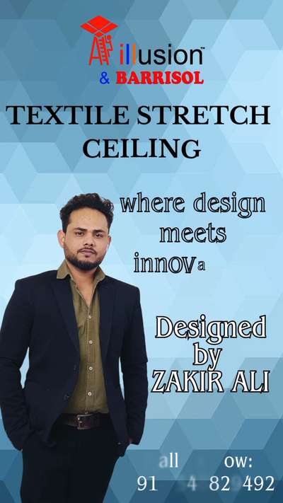 Okay, seriously, look at this ceiling! 😍 We're calling this project 'Where design meets innovation,' because this Textile Stretch Ceiling, crafted by the genius Zakir Ali, is absolutely breathtaking. It's not just a surface; it's an experience. Watching those warm tones shift to cool light and reveal those incredible textures just inspires this feeling of Peace. Focus. Comfort. If you want to literally breathe beauty into your space, this is how you do it.
#StretchCeiling #InteriorDesign #BarrisolIndia #CeilingDesign #LuxuryInteriors #RetailDesign #ModernArchitecture #InteriorDesignIndia #NoidaInteriors #HomeTransformation #IllusionBarrisol #DelhiNCRHomes #InteriorInspiration #HomeRenovation #DesignGoals #FalseCeiling #CustomCeilings #DreamHome #InteriorStyling #interiordesigner #homedecor #textilestretchceilings
