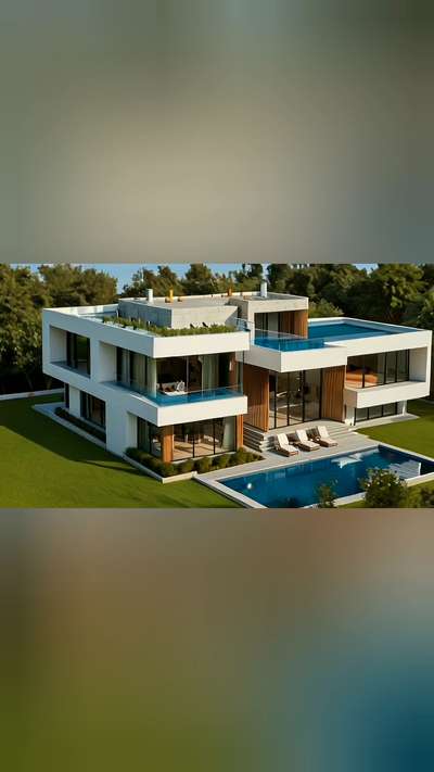 Modern villa design laxury house looks