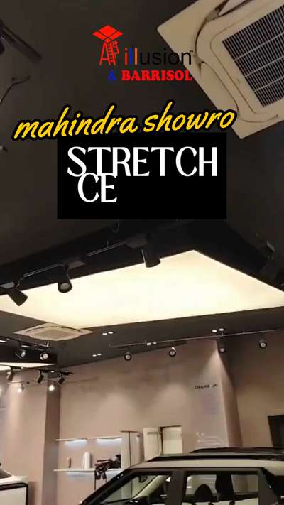 Mahindra Showroom Stretch Ceiling Project ✅ Completed by Illusion & Barrisol 🤝 📍 Project Location — NIT Faridabad 🇮🇳 Pan India Service Available 📩 DM for Free Consultation
#stretchceiling #exploremore #shorts 
#interiordesigner #viral #homeimprovement 
#MahindraShowroom #illusionbarrisol #luxuryinteriors