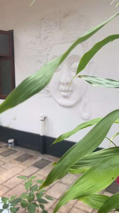 Buddha relief work on wall.may the calmness of Buddha’s presence and the beauty of nature bring peace to your space.