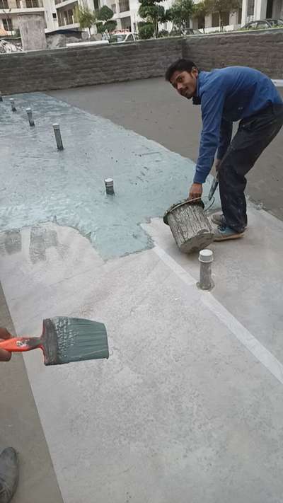 sowing pool waterproofing