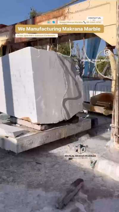 Manufacture of Makrana Marble. Mangal Bhavan Marbles