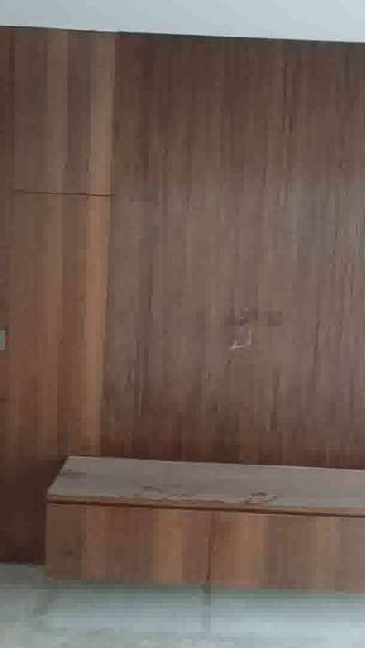 wooden paneling work at site in Gk Enclave 2