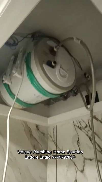 Geyser Install In the Ceilings Hanging roof bottom #geyser
