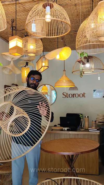 Customized Bamboo and cane lighting for restaurant , Resort and Residential projects by 

 #Storoot  #bamboolights #bamboo #canelights #lighting #ceilinglights #hanginglights