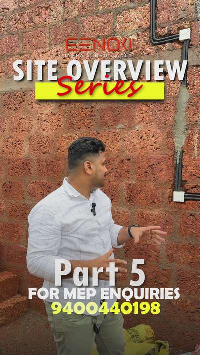 SITE OVERVIEW SERIES PART 5

FOR MEP INQUIRIES, REACH OUT TO

IG : Eenoki infra consultancy 

#eenokiinfraconsultancy #mepdesigning #electricalsolutions #electrical #safety