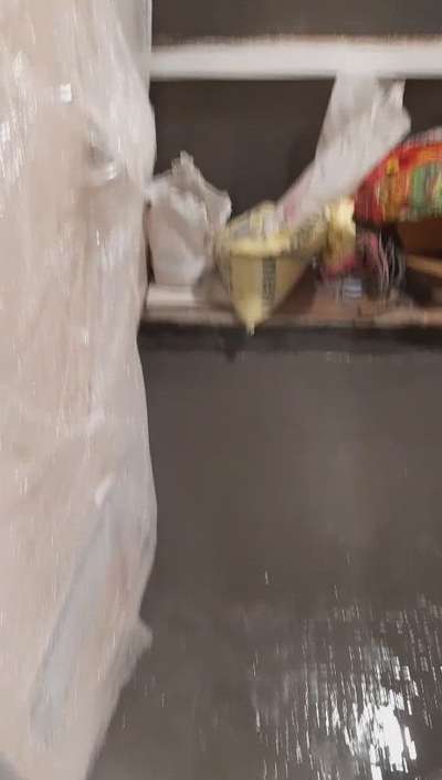 water proofing work in bathroom