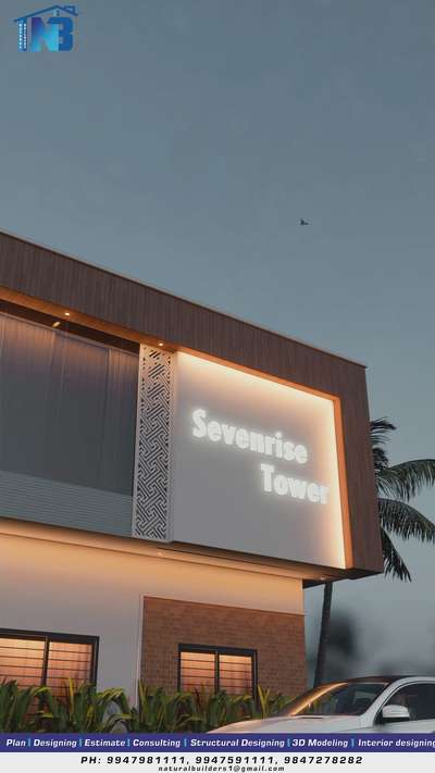 commercial project....SEVENRISE TOWER.... #commercial_building  #commerciallandscaping