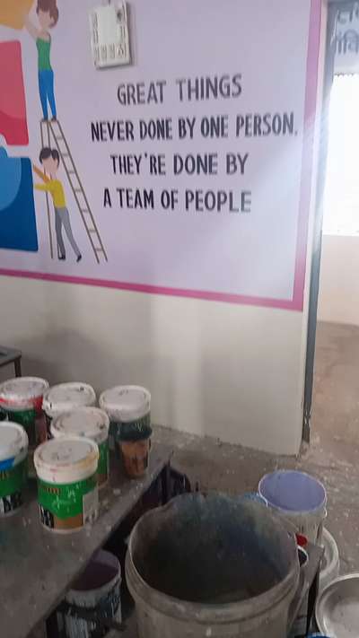 school wall painting dewas madya Pradesh