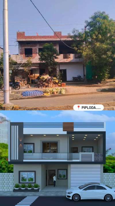 #newone #ElevationHome #ElevationDesign #3dvisualisation #ujjain #HouseConstruction