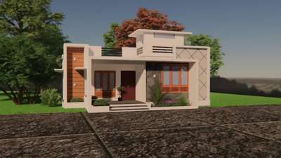 #3delivation #renderedviews #enscape3d #3drendering  #KeralaStyleHouse #nightview #dayandnight
