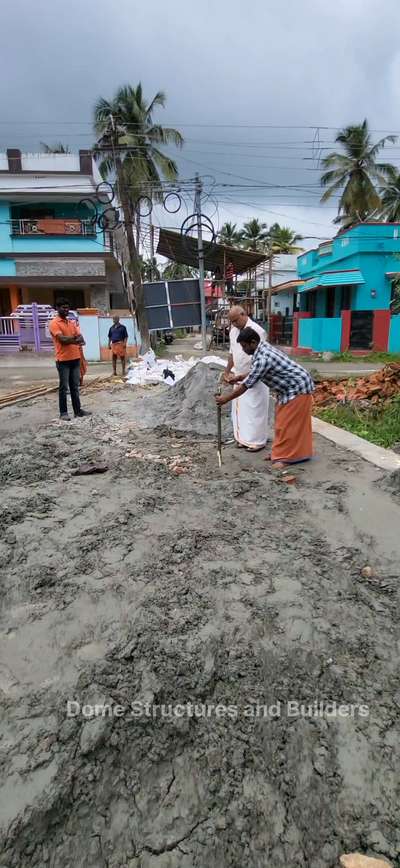 New Beginning of our project at Moothanthara,Palakkad. 
Bhoomi Pooja and setting out ceremony. 
we are with you to build your dream into true🏕🙌🙌
 #bhoomipooja  #settingout  #CivilEngineer  #vaasthucorrectedplans  #Architect  #4BHKHouse  #budgethomes  #ContemporaryDesigns  #modernarchitect  #keralahomeplans