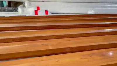Aluminium Glossy Wooden Finish Railing Sections|| SM Rizon 
 industries pvt ltd