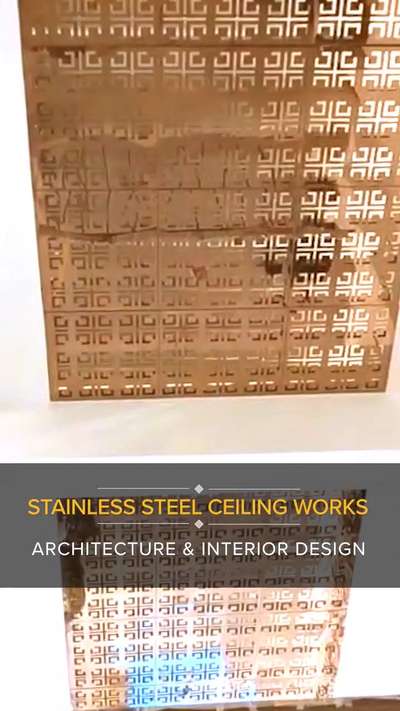 മോഡേൺ ഇന്‍റീരിയറുകൾക്ക് Stainless Steel Ceiling Designs! ✨

Ceiling വെറും cover അല്ല — ഒരു space-ന്റെ mood, depth & elegance define ചെയ്യുന്ന element ആണ്! 💫
Homes, Offices, Restaurants, Showrooms — എവിടെയായാലും premium look & long-lasting durability നല്‍കുന്ന SS ceiling solutions! ✨🔧

✅ Acoustic-friendly & aesthetic ceiling panels
✅ Mirror-finish, matte-finish & designer SS ceilings
✅ Fire-resistant, moisture-resistant & maintenance-free
✅ Lighting systems-നോട് perfect integration
✅ Customized patterns, textures & layouts 

📌 Why Choose Us?
🔸 Advanced stainless-steel architectural fabrication
🔸 Precision laser cutting & premium-grade materials
🔸 Modern, elegant & highly durable finish
🔸 Quick installation & hassle-free service 

📍 Ernakulam-ലുള്ള വിശ്വസനീയമായ Stainless Steel Ceiling Solutions!