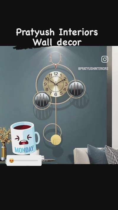 Wall decor products 
Wall artefacts 
Wall clock 🙏🙏🥰🥰♥️♥️😎😎👍👍👍🌹🌹
Contact us 9212160436
www.pratyushinteriors.com
.
.
.
.
 #wallclocks  #WallDecors  #WallDesigns  #wallart  #wallidea  #newideas  #HomeDecor  #homeimprovement  #homeimprovementideas  #homedesignideas  #homeinteriordesign  #InteriorDesigner  #interiores  #interiordecor   #InteriorDesigne  #impressionhouse  #koloapp  #kolopost  #kolofolowers  #koło  #kolodelhi  #follow_me  #100follower  #followforfollowback  #like4likes  #likeforlikesback  #likes