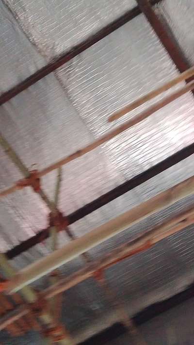 work going on ACP sheet and ceiling  work
 #celling #acpsheets