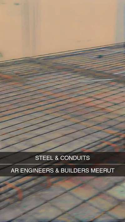 Slab Conduits & steel binding 
REINFORCING SITE 
MEERUT
#meerut #meerutcontractor
#HouseConstruction #yashbindal
#constructioncompany #reinforcementwork #conduitpipe #completed_house_construction #HouseDesigns