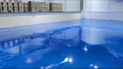 Metallic epoxy flooring #epoxyflooring