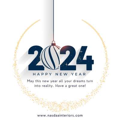 🎉✨ Happy New Year 2024 from Nasdaa Interiors! 🎊✨

As we bid farewell to an incredible year, Nasdaa Interiors wants to extend our heartfelt gratitude to each and every one of you who has been a part of our journey. 🙌💖

May this New Year bring you joy, prosperity, and endless possibilities. 🌟✨ Let's fill the upcoming days with creativity, inspiration, and beautiful designs that transform spaces into havens of comfort and style. 💫🏡

Thank you for your trust and support in Nasdaa Interiors. We're excited to continue crafting spaces that tell unique stories and reflect your individuality. 🎨🛋️

Cheers to a year filled with new opportunities, exciting projects, and boundless creativity! 🥂🎆 Wishing you a spectacular 2024 ahead! 🌈🌟 #HappyNewYear #NasdaaInteriors #NewBeginnings #DesignDreams ✨🎊