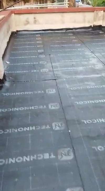 Today's work progress at Amayannoor, Kottayam. App membrane waterproofing method and Silver shield coating for open terrace. 
Product: Technonicol 3 mm  plain App membrane and STP Silver shield.

#waterproofing #WaterproofingChemicals #waterproofingmembrane #waterproofingproducts #kottayam #alappuzha #pathanamthitta #constructionchemicals