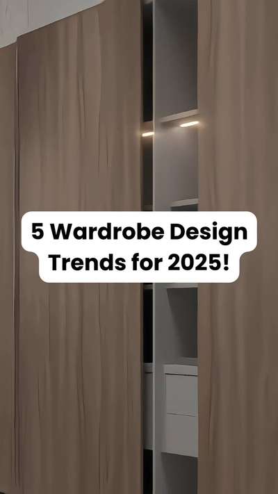 5 wardrobe design trends for 2025!
.
.
.
 #WardrobeDesigns  #interiordesigner   #homeinterior  #Homedecore  #interiordecor  #interiordesign   #moderninteriordesign  #interiortrends2025  #wardrobetrends  #WardrobeIdeas