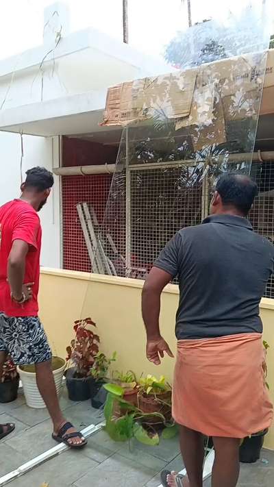 Glass & Ms Tube work 
A2Z Designers Irinjalakuda Thrissur