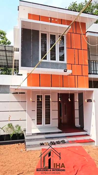 #3BHK #1400sqft #Prayerunit #courtyard #30LakhHouse #budget_home_simple_interi #OpenKitchnen #tvunits #hiddentoilet #washcounter #kitchen #withinterior