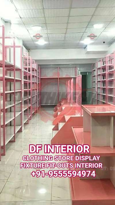 cloth Store Display Fixtures FIT-OUTS DISPLAY FURNITURE HANGING GONDOLA ETC