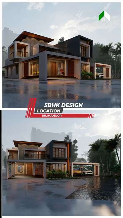 5 Bedroom house design.
 #HouseDesigns  #ElevationDesign