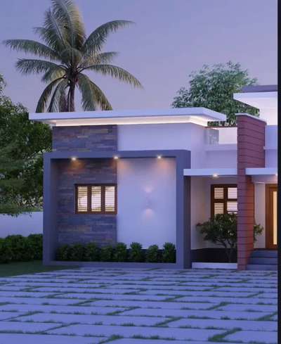 1200 sqft Residence Design @palakkad
3Bedrooms attached / Sit out / Living / Dinning