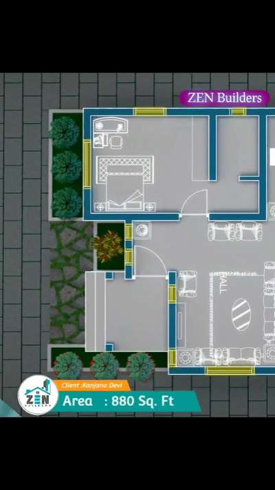 2BHK PLAN