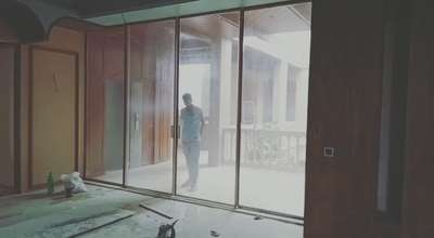 slim Sliding For Drawing Room And Bedroom Dividing Area