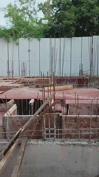New Project Now Grow above Plinth Level  #bhopal #Hospital #RCC #concrete