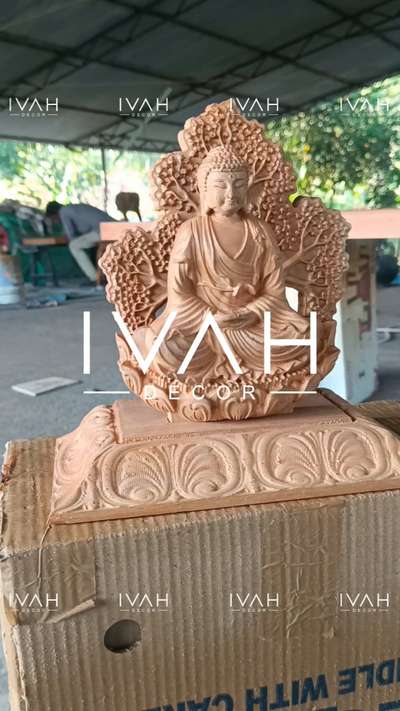 Buddha Wood Carving | Buddha idol | Wooden buddha | Decor Items