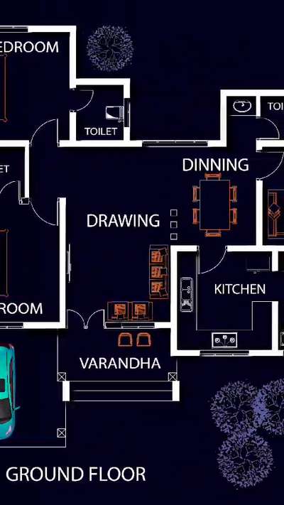 #1300sqft  #1300sqfr  #EastFacingPlan  #Eastfacing  #render3d3d  #MasterBedroom  #toilet  #carporch