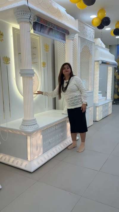 नया मॉडल, नया एहसास –कोरियन मार्बल मंदिर 🌼
 #LUXURY_INTERIOR  #mandirdesign  #mandir  #letestdesign  #coriantemple  #corianmarble  #luxurydesigninterior