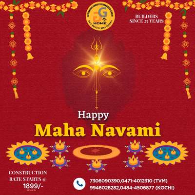 Happy Mahanavami to all... #Mahanavami  #buildersofkerala #buildersofkochi