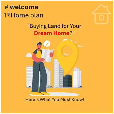 🏡 Planning to Buy Land for Your Dream Home? Read This First! 🚧📜

Buying land is a BIG decision, and one wrong step can cost you lakhs! 😱 Don’t worry—we’ve simplified the entire process into steps to help you make the right choice. ✅

💡 Save this post for later!
💬 Comment 
❤️ Like & Share with anyone looking to buy land!
🔔 Follow @1rshomeplan for expert house tips!
#DreamHome #HomeBuyingTips #LandInvestment #HousePlanning #BuildYourHome #PropertyBuying #FirstHomeBuyer #LandPurchase #SmartInvestment#HouseDesign #ModernArchitecture #ConstructionTips #HomeBuilder #ArchitecturalDesign #BuildingDreams #HouseBlueprint#RealEstateTips #PropertyInvestment #RealEstateAdvice #SmartInvesting #HomeBuyingGuide #InvestmentProperty#ExpertHouseTips #1rshomeplan #ArchEstateGlobal #HomeOwnership #DreamHouseGoals #HouseBuyingGuide #PropertyHacks