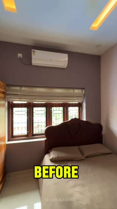 TRENDING BEDROOM BY AS ASSOCIATES TRANSFORMATION #bedroom #interiordesign #transformation #InteriorDesigner