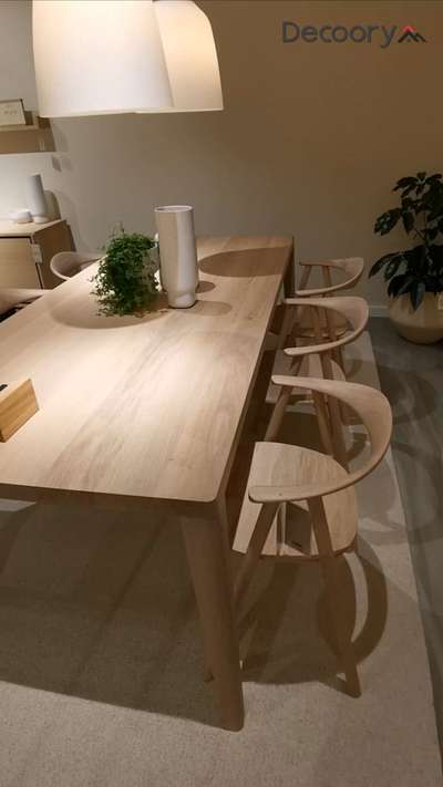 Bring warmth and style to your dining space with this modern 6 seater wooden dining table design. Crafted for comfort, functionality, and timeless elegance, this setup creates the perfect space for family dinners and memorable gatherings.        

For interior design ideas and customized solutions, contact Decoory Interiors
.
.
#6seaterdiningtable #woodendiningtable #diningtabledesign #moderninteriors #luxuryinteriors #diningroomdecor #homedecor #decoory #decooryinteriors