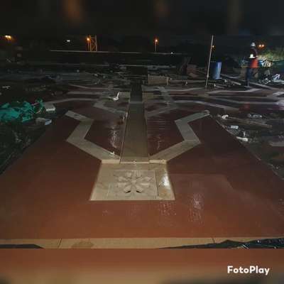 red sand stone and marble mines to site material delivery and fitting