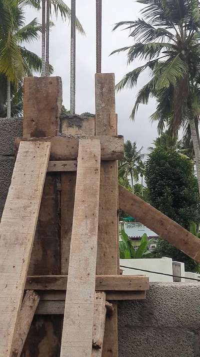 First floor , Block work & Column work .