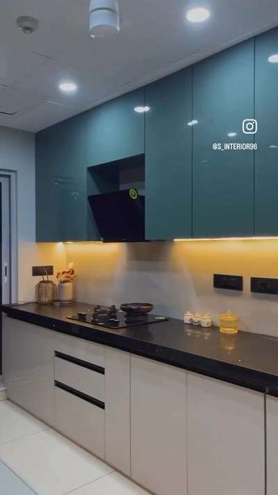 Acrylic modular kitchen 

 #KitchenIdeas  #ModularKitchen  #Architect  #InteriorDesigner  #KitchenCabinet  #modularkitchenindelhi